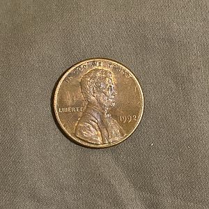 1992 Lincoln penny