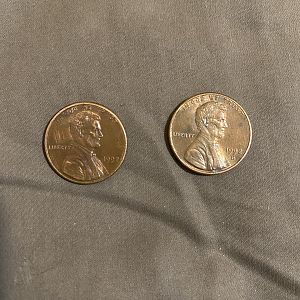 1992 Lincoln penny