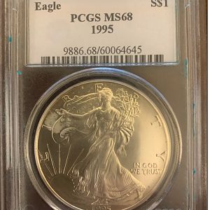 1995 ASE MS68 Obverse
