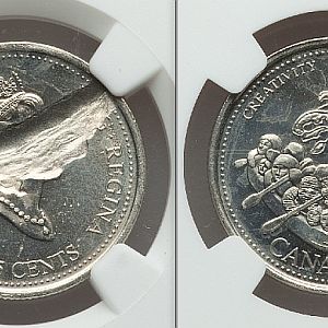 2000 Canadian Creativity Quarter Struck Through Error