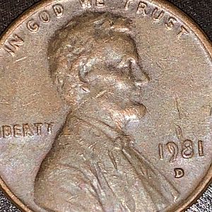 1981-d penny