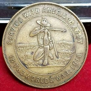 1918 Keep Your Powder Dry Token-Obverse
