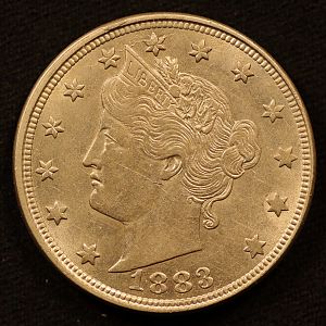 1883 Liberty Head No Cents Nickel Obverse
