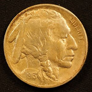 1913 Buffalo Type 1 Nickel Obverse