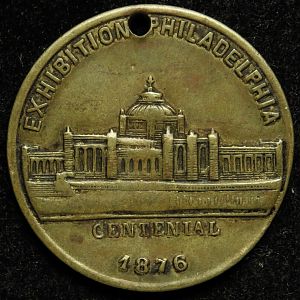 1876 Centennial Exposition of Philadelphia-Reverse