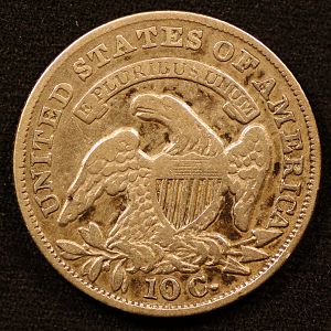 1834 Liberty Cap Dime Reverse