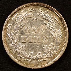 1896 Liberty Head Dime Reverse