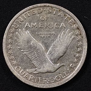 1917 Liberty Standing I Quarter Reverse