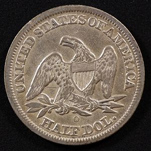 1856 Liberty Seated Half Dollar Reverse