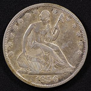 1856 Liberty Seated Half Dollar Obverse