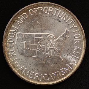 1952 Carver Booker T Commemorative Half Dollar Reverse