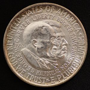 1952 Carver Booker T Commemorative Half Dollar Obverse
