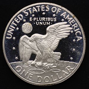 1971 Eisenhower Dollar Reverse