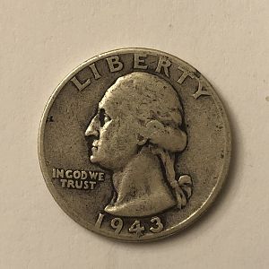1943 QUARTER OBVERSE