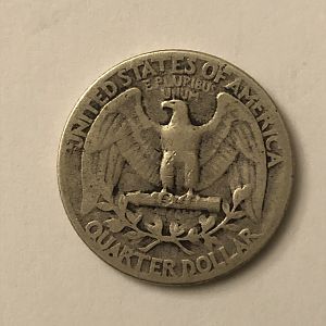 1943 QUARTER REVERSE
