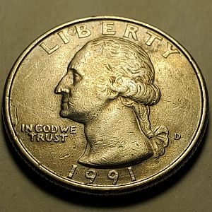 1991 Washington Quarters