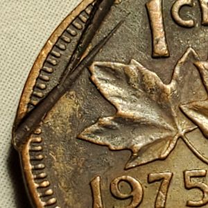 1 cent canadian 1975