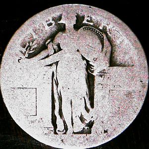 1917 Standing Liberty Quarter - Obverse