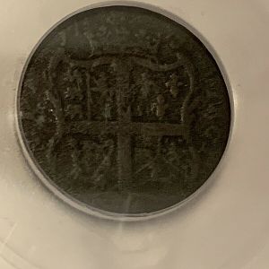 1773 Virginia half penny Rev