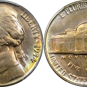 JN 1954 PCGS MS65