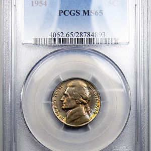 JN 1954 PCGS MS65 OH