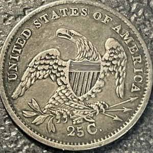 1835 Capped Bust 25c Reverse