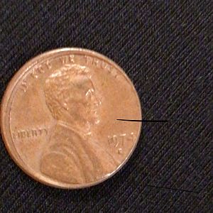 1974 D penny