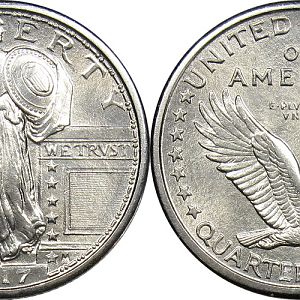 SLQ 1918-D NGC UNC Details Improperly Cleaned