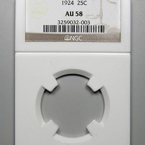 SLQ 1924 AU58 Crackout Slab