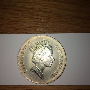 Kangaroo silver dollar