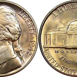 JN 1942-D GEM BU FS
