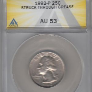 1992 no mintmark 25C