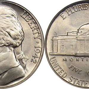JN 1942-D NGC MS67 6FS
