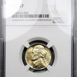 JN 1945-D NGC MS67 OH