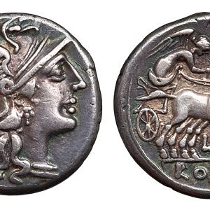 L. Saufeius denarius