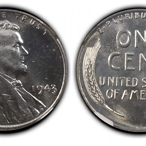 1943 Steel Wheat Cent