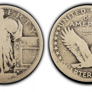 1917 (Type 1) Standing Liberty Quarter
