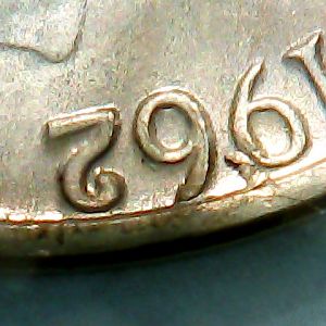 1962 Nickel - Apostrophe