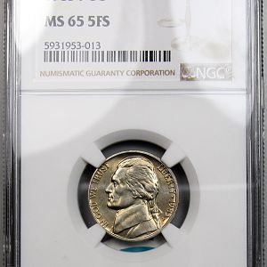 JN H107 1983-P NGC MS65 5FS OH