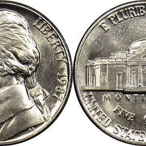 JN H119 1987-P NGC MS65 6FS