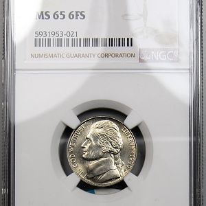 JN H155 NGC MS65 6FS OH