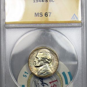 JN 1944-S ANACS MS67