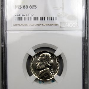 JN 1987-P NGC MS66 6FS OH