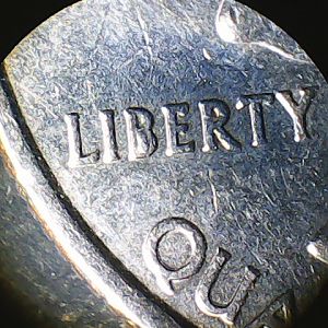 (4) Filled B's in LIBERTY.