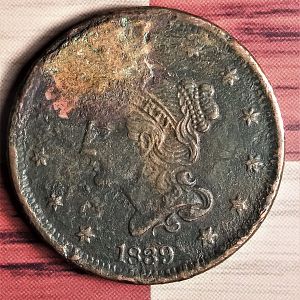 1839 (petite head) Braided Hair 1st year of issue