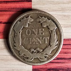 1857 Flying eagle reverse