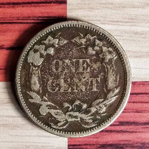 1858 Flying eagle reverse