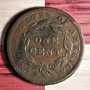 1839 (booby head) reverse