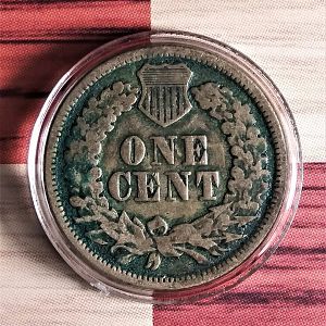 Reverse of 1860-1909 (Oak wreath) Copper-nickel