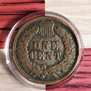 Reverse of 1860-1909 (Oak wreath) Bronze